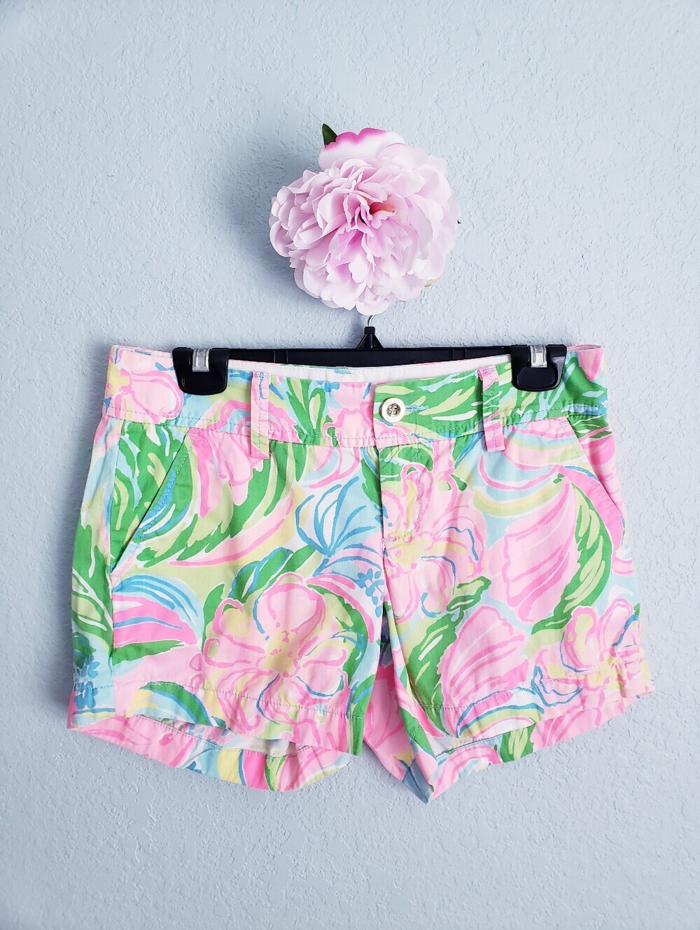 Lilly Pulitzer The Callahan Shorts In So A Peeling Vibrant Floral Shorts